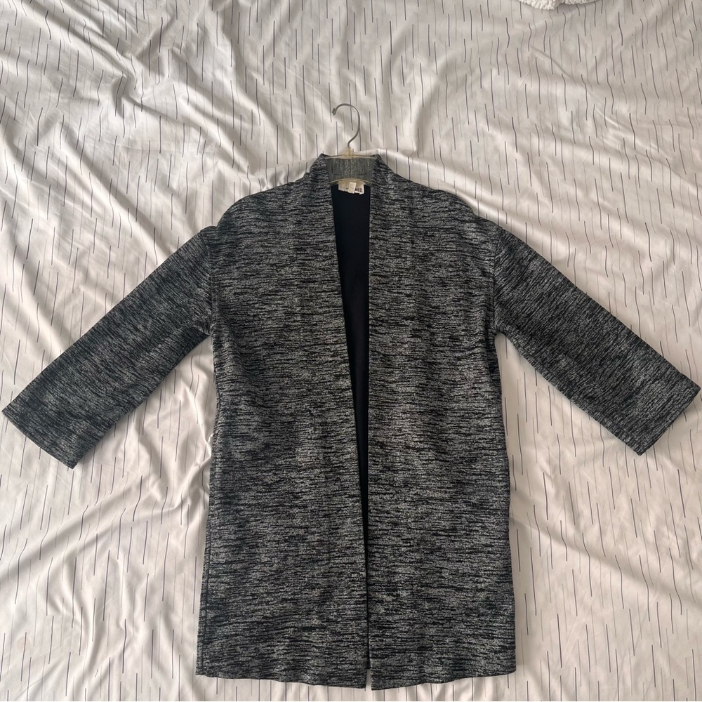 Aritzia Wilfred Free Woman’s Black Gray Pocket Cardigan Sweater XXSmall